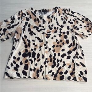 Evereve Sanctuary Animal Print Women's Top